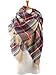MOLERANI Women's Tassels Soft Plaid Tartan Scarf Winter Large Blanket Wrap Shawl