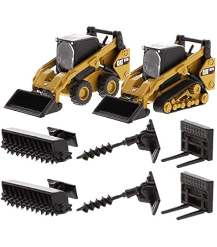 Modellino Bobcat Telehandler Bburago 1:50 - Con Forca Funzionante, Pressofuso, Bianco - Foto 3