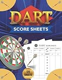 Dart Score Sheets: Dart Game Score Keeper, Dart