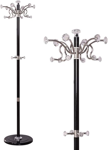 MLL Flur Kleiderbügel Hutständer 16 Haken Garderobenständer Halle Baum