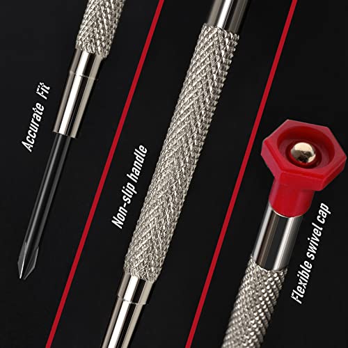 TEKPREM 6 in1 Small Mini Screwdriver Set with Case, Eyeglass Repair Precision Screwdrivers Tool Kit with Phillips and Flathead Screwdriver for Glasses,Watches & Jewelers