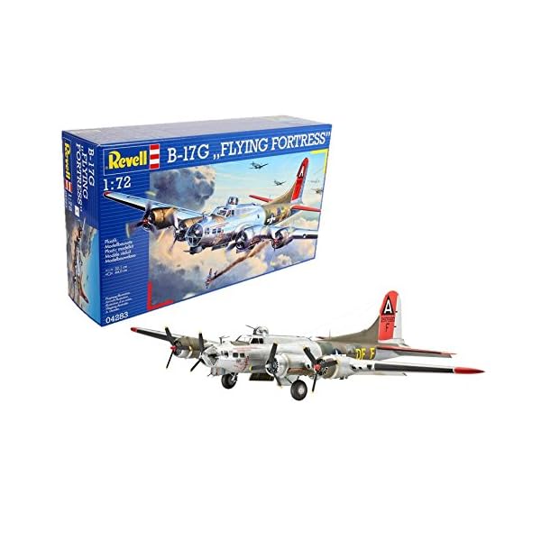 Revell 04283 Modellbausatz Flugzeug 1:72 - B-17G Flying Fortress im MaÃstab 1:72, Level 5, originalgetreue Nachbildung mit vielen Details, 04283