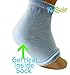 KidSole RX Gel Sports Sock for Kids with heel sensitivity from Severs Disease, Plantar Fasciitis. US Kid's Sizes 2-7 (Blue)
