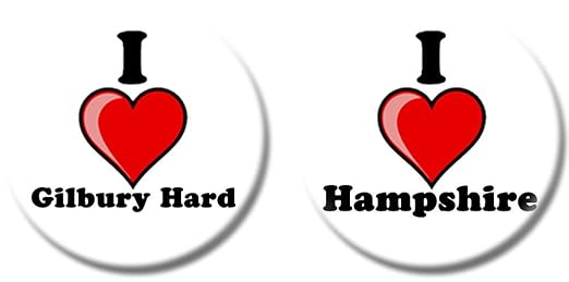 Juego de dos I Love gilbury duro imanes de nevera - Elección de ...