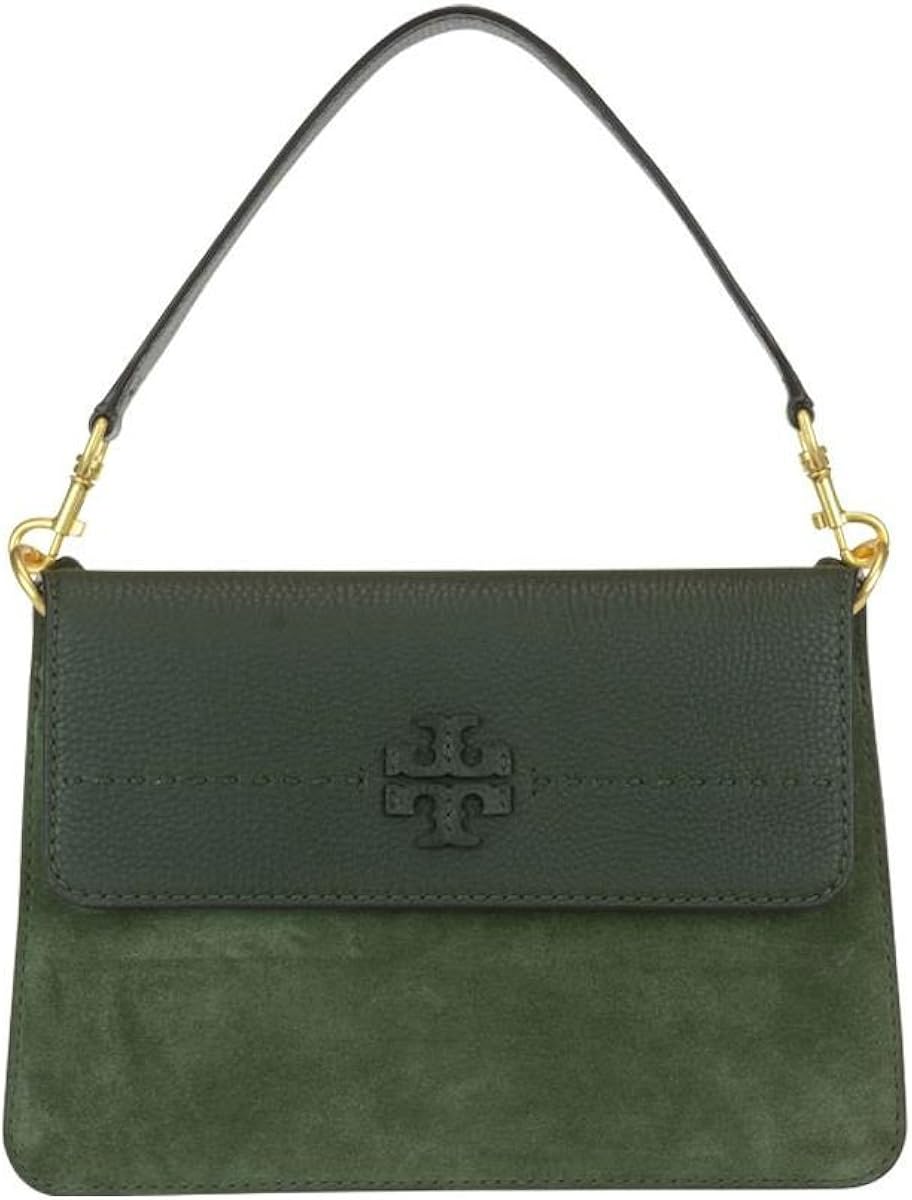 tory burch mcgraw mixed suede shoulder bag