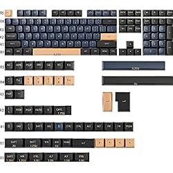 Fogruaden PBT Blue Samurai Keycaps, 163 Keycap Set