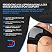 Dunamis Premium Shoulder Brace: Pain Relief & Support Brace for Men & Women| Adjustable Compression Wrap Band for Left & Right Shoulder| Relieve Rotator Cuff Injury, Dislocated Joint & Shoulder Pain