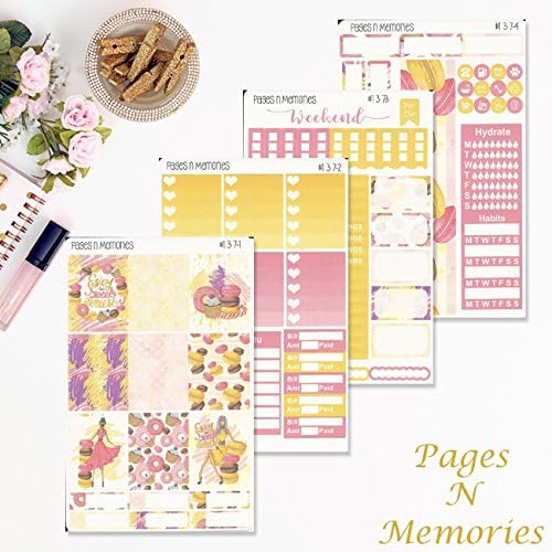 Sweet Moments Deluxe Weekly Planner Sticker Kit for Erin Condren Life Planner/ Functional Stickers/ Happy Planner #137