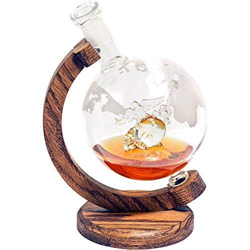 US Marines EGA Decor Globe Whiskey Decanter