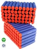 ZTOZZ Bullets Darts Hard and Soft Tip for Elite N Strike Refill Series 100pcs Pack for Kid Toy Gun Fire Blaster (Blue Hard Tips, 100pcs)