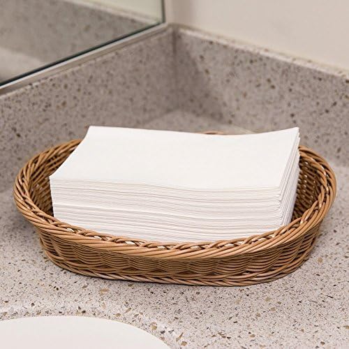 Disposable Cloth-Like Paper Hand Guest Towels – Soft, Absorbent, Air Laid Tissue Paper for Kitchen, Bathroom or Events, White Guest Towel (500)