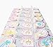 Unicorn Plastic Tablecloth,2pack Unicorn Disposable Table Cover for Unicorn Birthday Party Decoration,Unicorn Birthday Party Supplies for Girls or Baby Shower,86