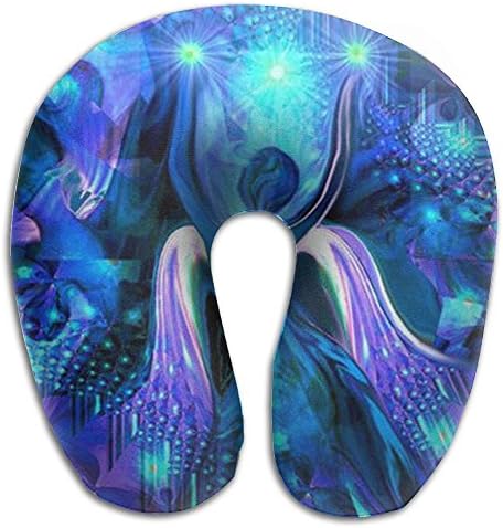 Colourful Fairy Washable Cover Neck Pillow Massager Memory Foam U-SHAPE Auto Everybody