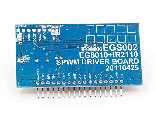 5V DC-AC Pure Sine Wave Inverter SPWM Driver Board EGS002 12Mhz Crystal Oscillator EG8010 + IR2110 Driving Module