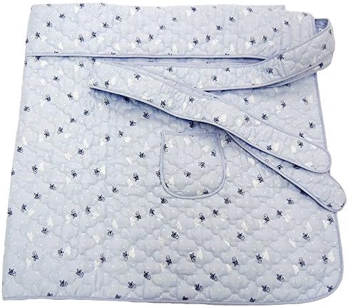wonabang Quilted Long Podaegi Asian Style Baby Carrier Baby Sling Toddler 64.2 x 34.3" Blue