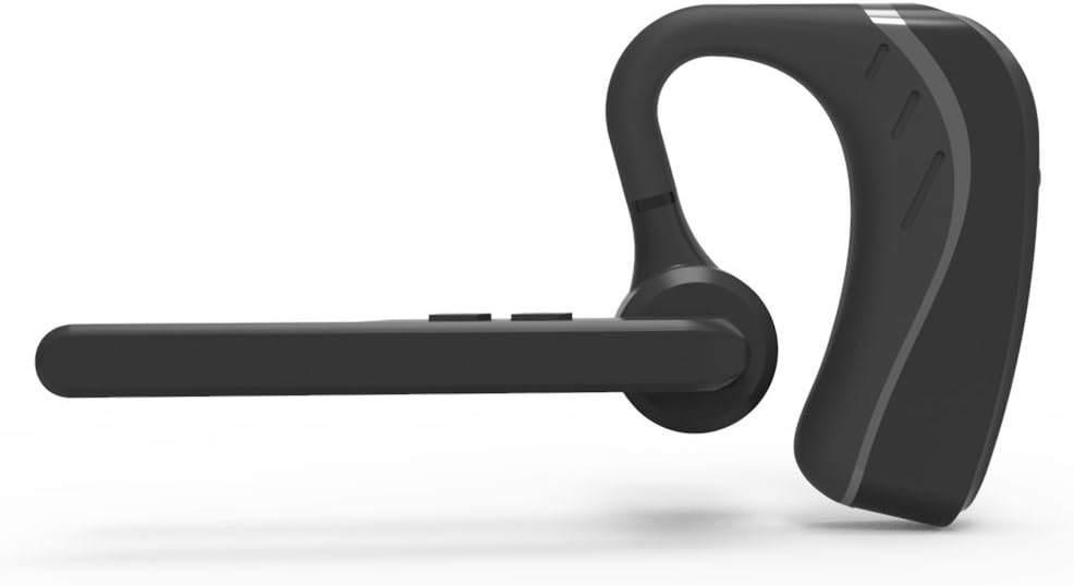 Bluetooth Headset Wireless Bluetooth Headphones in Ear Earpiece v4.1 for Cell Phone w/Mic Noise Cancelling 9 Hrs for Business/Office/Driving/iPhone/Android(Grey) (Grey)