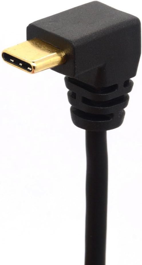 HTGuoji Mini USB to Type C Cable Cord, Right Angled USB 3.1 Type C Male to Mini 5-Pin B USB Female Adapter - Image 5
