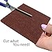 X-PROTECTOR 8 Pack Premium Felt Furniture Pads 8”x6” Heavy Duty 1/5” Felt Sheets! Cut Furniture Felt Pads for Furniture Feet You Need – Best Furniture Pads for Hardwood Floors!