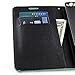 Galaxy Grand Prime Case, RANZ Stylish Design Deluxe PU Leather Folio Flip Book Wallet Pouch Case Cover (Teal Waves) For Samsung Galaxy Grand Prime G5308 / G530H