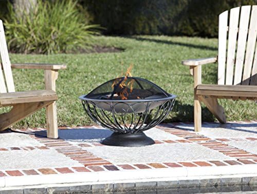 Amazon Com Fire Sense Stainless Steel Urn Fire Pit Outdoor