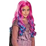 Disguise Audrey Descendants 3 Girls Polypropylene, Wig Standard, pink