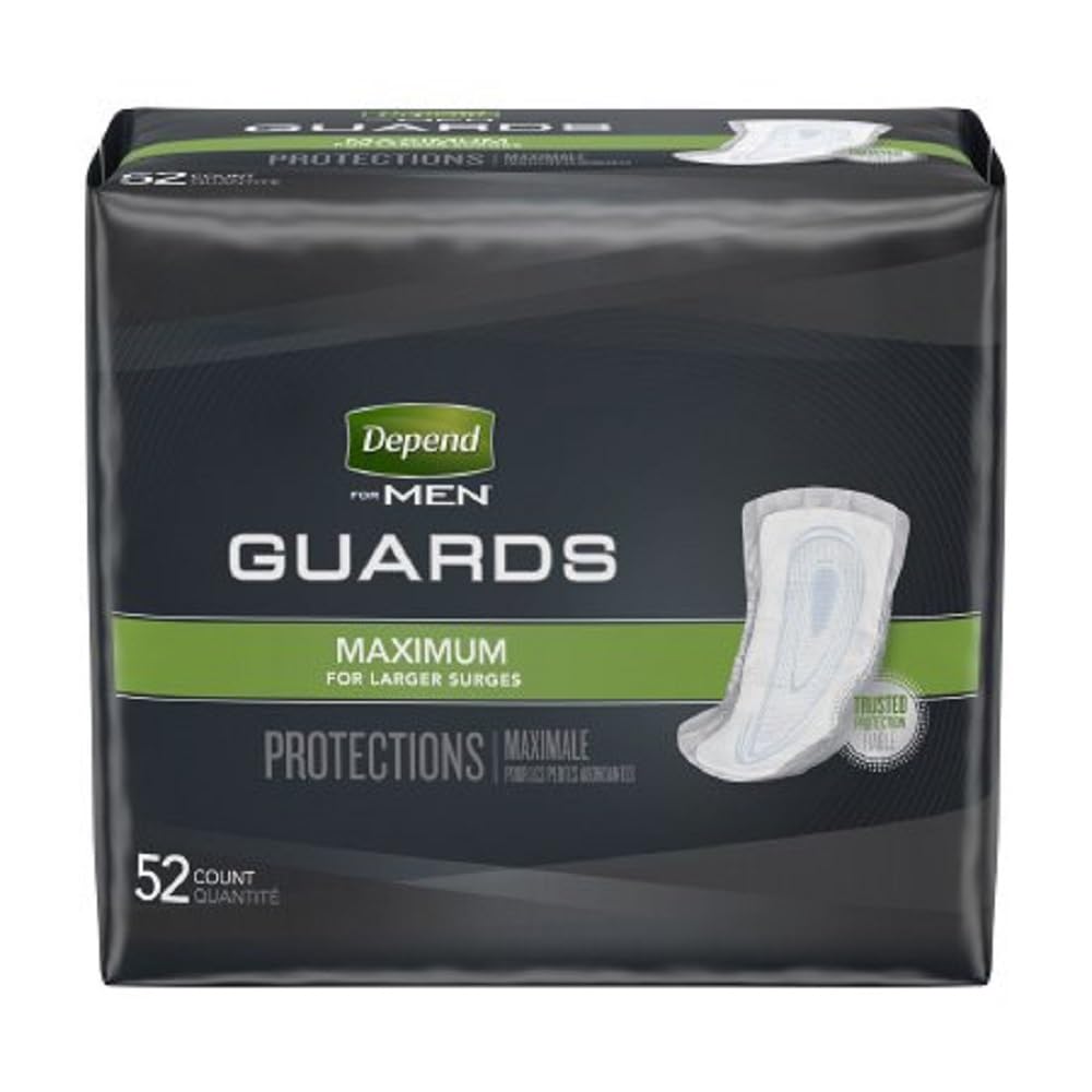 Photo 1 of Depends Men's Incontinence Guards/Pads, One Size, 1 Count