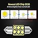NAKOBO 3030 Chipsets 31MM Festoon Led Bulbs 6000K White 6-SMD Canbus Error Free for 3175 DE3175 DE3021 3022 3021 Dome License Plate Door Lights White（pack of 4）