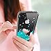 LeYi for iPhone 4S Case for Girls Women, Cute Shiny Glitter Moving Quicksand Clear TPU Protective Phone Case Cover for iPhone 4/ 4S/ 4G Turquoise