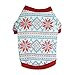 Pet Shirt,Haoricu Christmas Snowflake Dog Clothes Santa Costume Small Dog Cat Pet Clothing Puppy T Shirt Apparel Dog Tee Shirt (S)