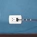 White Cable Clips Nails, Wire Nail Clamps Cable Staples for Ethernet Cable RG6 RG59 CAT5 CAT6 RJ45 TV (300 Pieces, 7 mm)