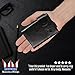 RFID Blocking Wallet, Aluminum & Leather Slim Wallet, Credit Card Holder for All Kind Of Cards, With One Click All 6 Cards Slide Out, In A Nice Gift Box Fathers Day