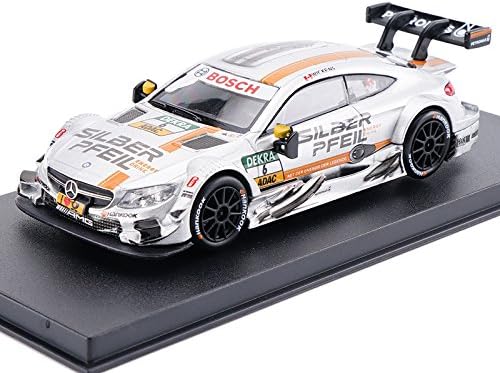 Blemay 1：43 Scale Benz C63 AMG Coupe DTM Die-casting Car Model (White)