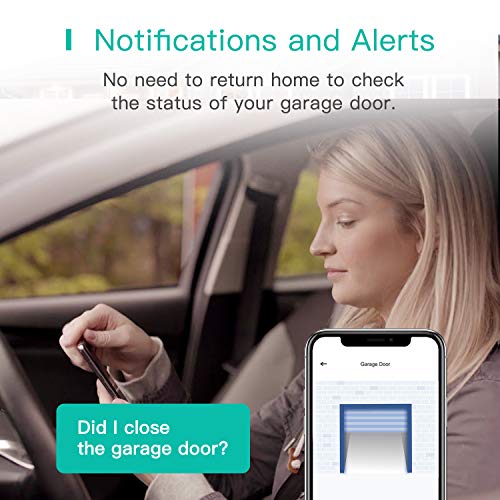 Lomota Smart WiFi Garage Door Opener Remote, Tuya Smart Life APP
