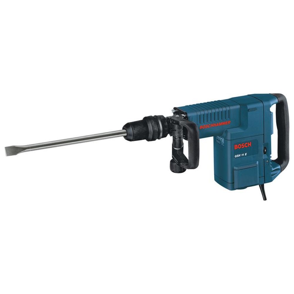 Bosch Professional Marteau-Piqueur Gsh 11 E (Avec Sds Max, Burin Plat, Force De Frappe De 16,8 J, 1 500 W, Dans Un Coffret)