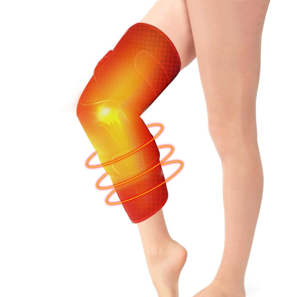 Photo 1 of Heated Leg Warmer, Electric Heating Pad for Thigh & Knee & Calf Therapy Heated Knee Brace Calf Warmer for Better Circulation, Pain Relief, Adjustable Size