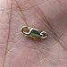BCQLI Yellow Gold Lobster Claw Clasp Chain Jewelry 10×4mm,Necklace Bracelet Connection Buckle