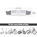 BSK White Bike Wheel Spoke Night Safety Warning Reflectors - 2Pcs