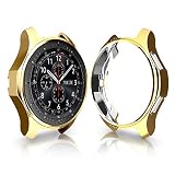 Case for Samsung Gear S3 Frontier SM-R760, Haojavo Soft TPU Plated Protective Bumper Shell Protector for Samsung Gear S3 Frontier/Classical & Galaxy Watch 46mm Smartwatch Bands Accessories