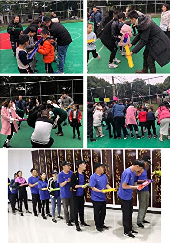 KRISMYA Pipeline Team Building Games,Pipeline Kit Group Games,Ice Breaker,Pipeline Challenge, Field Day Games(10 Half-Pipe,3 Golf Ball,3 Table Tennis Ball,1 Storage Bag,1 Cup)