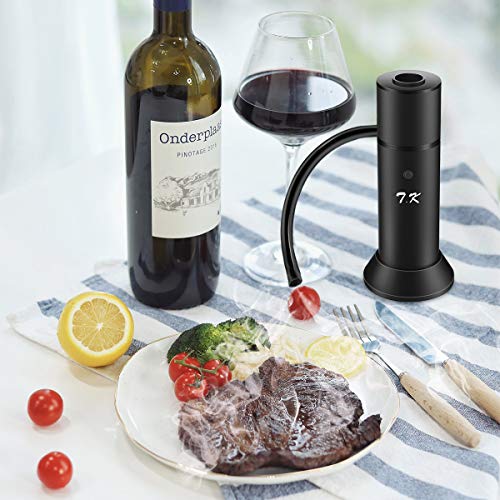 TMKEFFC Smoking Gun Portable Smoker Infuser, Handheld Cocktail Smoke Food Smoker for Meat, Sous Vide, Grill, BBQ, Drinks, Cheese, Black