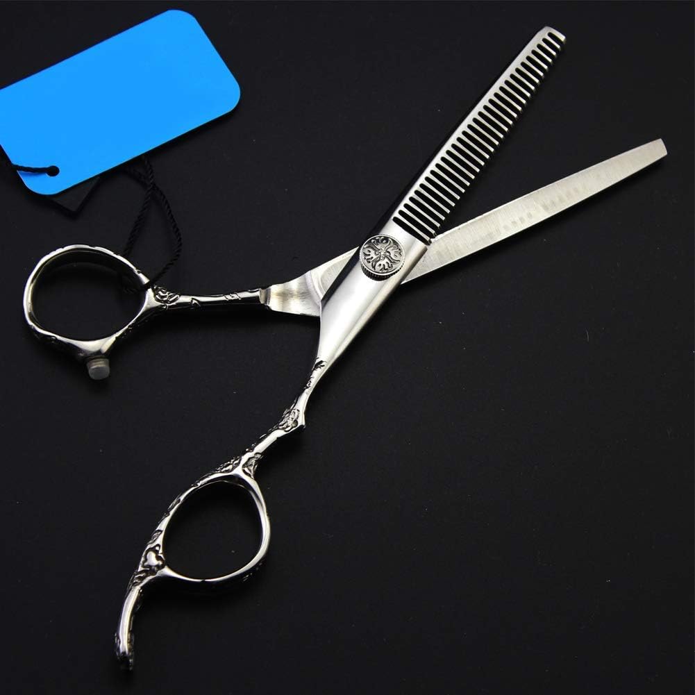 YLLN Ciseaux à effiler, Ciseaux de Coiffure Professionnels de 6 Pouces Tête de crâne Haut de YLLN Ciseaux à effiler, Ciseaux de Coiffure Professionnels de 6 Pouces Tête de crâne Haut de