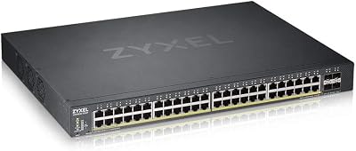 Zyxel 48 Port Gigabit Smart Managed PoE+ Switch 375W 4x 10G SFP+ NebulaFlex