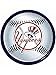 amscan Yankees Plates, 934; (18 Pack), White
