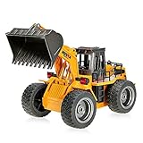 Goolsky 2.4G 6 CH RC Tractor Full Functional Front Loader Remote Control Bulldozer
