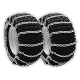 OakTen Set of Two Chain Fits Tire Size 20x7x12, 20x8.00x8, 20x8.00x10, 20x9.00x8, 21x7x10