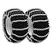 OakTen Set of 2 20x8x8 20x8x10 Tire Chains for Lawn Garden Tractors Mowers and Rider, 2-Link Lawn Tractors Tire Chains