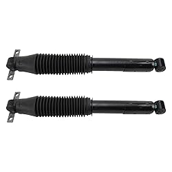 TRQ Rear Shock Absorber Set Compatible with