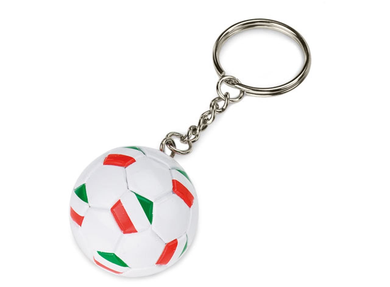 Ten Italy soccer ball keychain cod.EL1232 cm 3,5x3,5x12h by Varotto & Co.