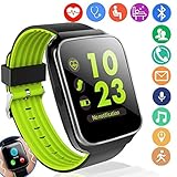 Kids Smart Watch Phone for Kids Girls Boys, GPS Tracker Fitness Watches with Pedometer Anti Lost SOS Alarm Clock Touch Camera Games Flashlight Wearable Phone Watch Easter Hunt Party Birthday Gifts