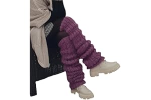 Women Winter Extra Soft Long Legwarmer Warmer Knitted Stirrup Leg Warmers for Yoga Ballet Dance